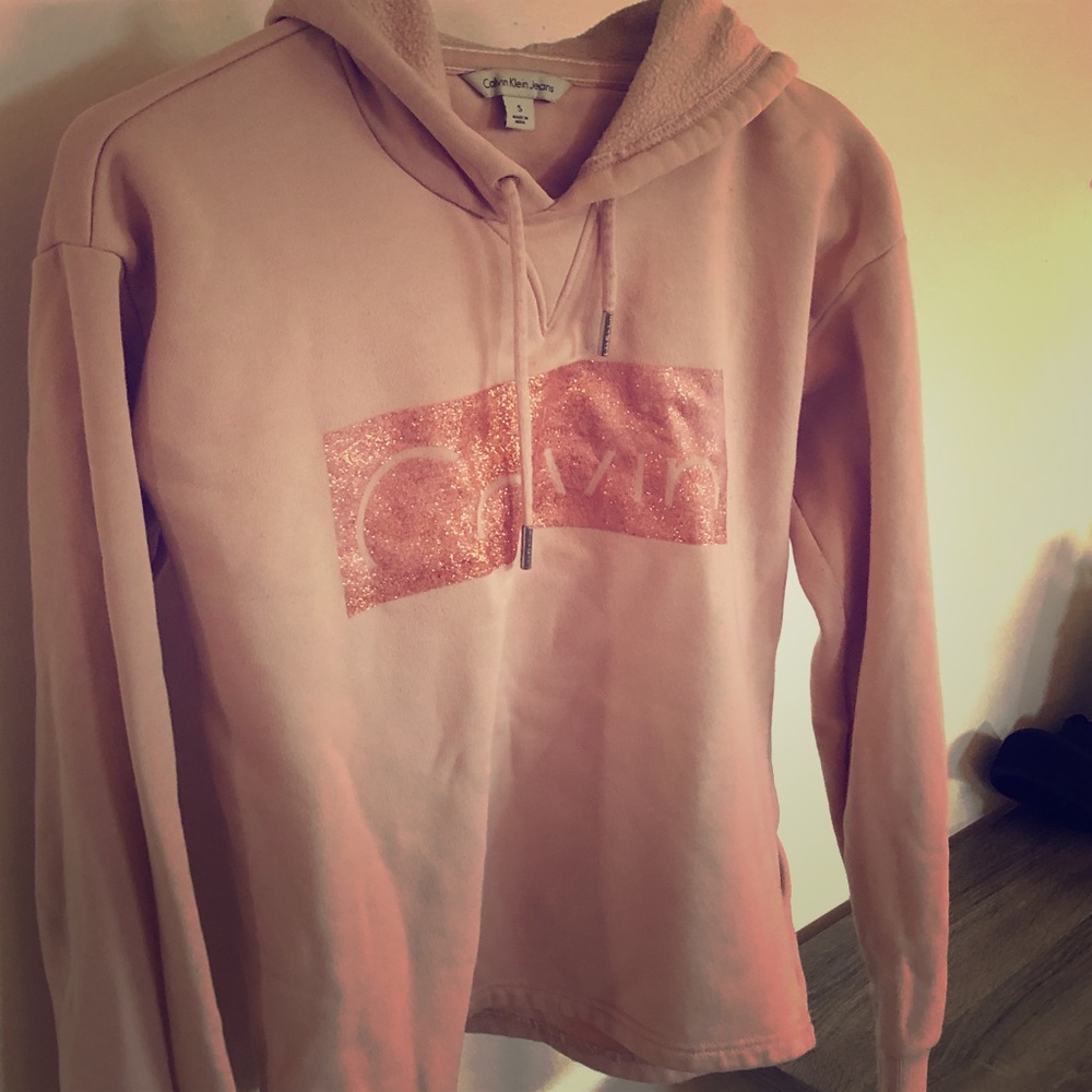 Pink CK hoodie